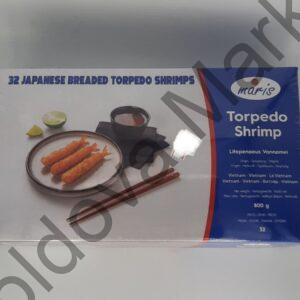 BREADED TORPEDO SHRIMPS 800g 32pcs