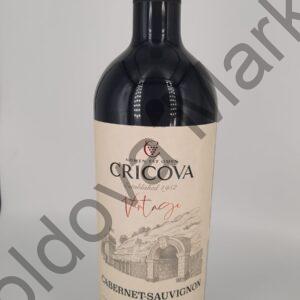 RED DRY WINE CRICOVA VINTAGE CABERNET -SAUVIGNON 750ml